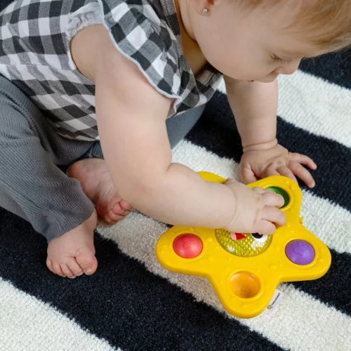 Baby Einstein Aktív játék tapadókoronggal, Pop & Glow Starfish™, 6 hó+
