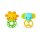 Oball Játék, rágóka, Soother Pals™, Easy-Grasp, 2 db, 3 hó+