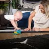 OBALL Autó és csörgő, 2in1 Curious Car, teknős, Neptune™, 3 hó+