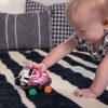 Oball Autó és csörgő, 2in1 Curious Car, zebra, Zen™, 3 hó+