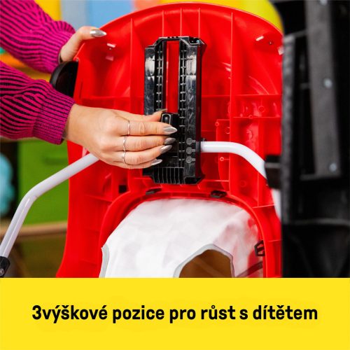 Bright Starts 3 az 1-ben járóka versenyző 6-24 hó - Piros 