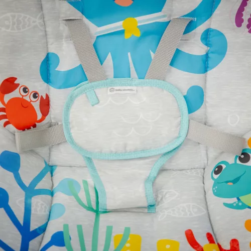 Baby Einstein Zenélő rezgő pihenőszék Kick to It Opus 18kg-ig