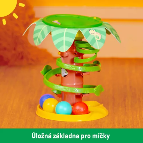 Bright Starts Zenélő golyópálya Tropical Twirl - 6hó+