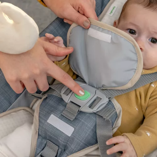 INGENUITY Rezgő masszázs pihenőszék dallamokkal, Happy Belly™, Rock-to-Bounce, Parker™, 0 hó+ 9 kg-ig