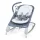 INGENUITY Rezgő masszázs pihenőszék dallamokkal, Happy Belly™, Rock-to-Bounce, Chambray, 0 hó+, 9 kg-ig