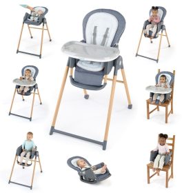   INGENUITY Etetőszék Deluxe 7in1 Proper Positioner™ 0hó+ 23 kg-ig - Chambray