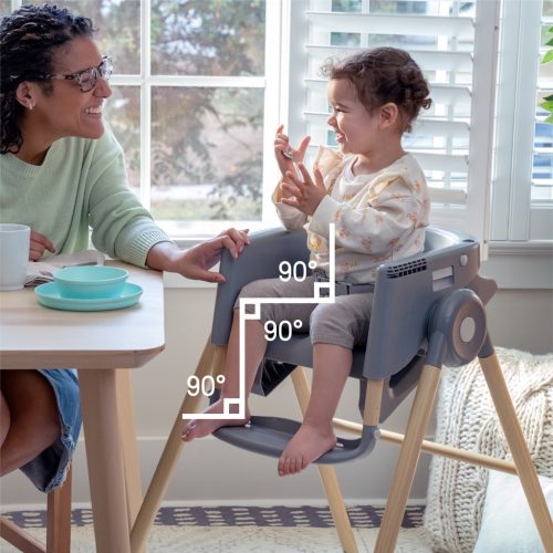 INGENUITY Etetőszék Deluxe 7in1 Proper Positioner™ 0hó+ 23 kg-ig - Chambray