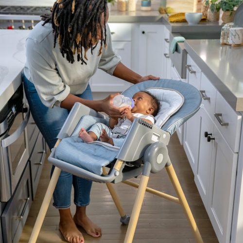 INGENUITY Etetőszék Deluxe 7in1 Proper Positioner™ 0hó+ 23 kg-ig - Chambray
