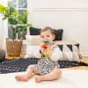 BABY EINSTEIN Rágóka csörgővel zebra Zen™ Shake-a-Shape BPA mentes - 0hó+