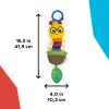 BABY EINSTEIN Játék csörgővel C-karikán u Cal-a-Puller™ - 0hó+