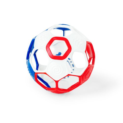 OBALL Játék, Csörgő Goals™, 10 cm, Red, White & Blue, 0 hó+