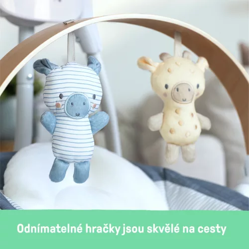 INGENUITY Hintázó zenélő 0m+, 9 kg-ig - Chambray