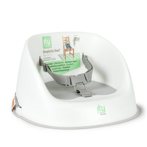 Ingenuity Ülésmagasító étkezőszékre, Ity Simplicity Seat™, Easy Clean, Booster Grey, 15 kg-ig