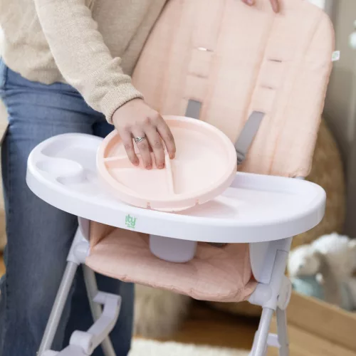 INGENUITY Összecsukható etetőszék Sun Valley™ Pink 6hó+ 15 kg-ig
