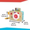 BABY EINSTEIN Interaktív játék hanggal fényképezőgép HAPE - 6hó+