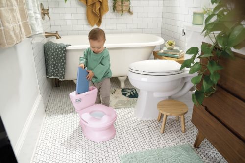 INGENUITY Gyermek toalett hanggal My Size™ Pink