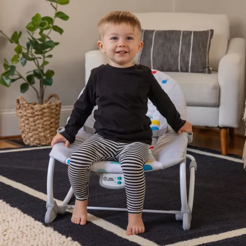 Baby Einstein Zenei rezgő pihenőszék Dean's Discovery Spot™ 0m+
