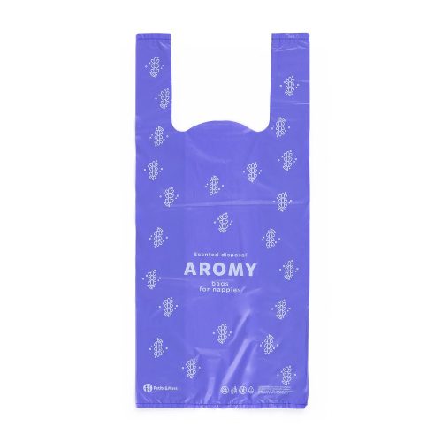 Petite&Mars AROMY illatosított pelenkatároló zacskók füllel, 100 db