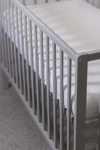 Petite&Mars Vízhatlan lepedő, Soft Dream Dry, 120 x 60 cm, Grey