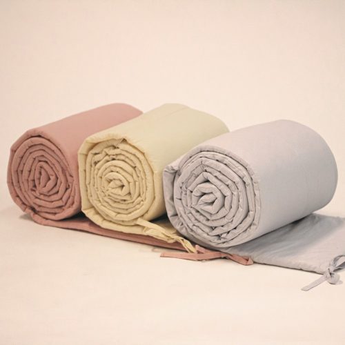 Petite&Mars Rácsvédő kiságyba, TILLY, Light Beige, 180 cm