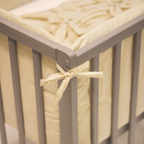 Petite&Mars Rácsvédő kiságyba, TILLY, Light Beige, 180 cm