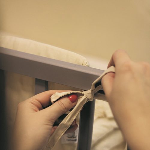 Petite&Mars Rácsvédő kiságyba, TILLY, Dusty Pink, 180 cm