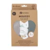 Petite&Mars Bambusz muszlin 3db-os pelenka szett Moussy Grey Planes, 68 x 68 cm