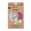 Petite&Mars Bambusz muszlin 3db-os pelenka szett Moussy Pink Meadow 68 x 68 cm