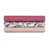 Petite&Mars Bambusz muszlin 3db-os pelenka szett Moussy Pink Meadow 68 x 68 cm