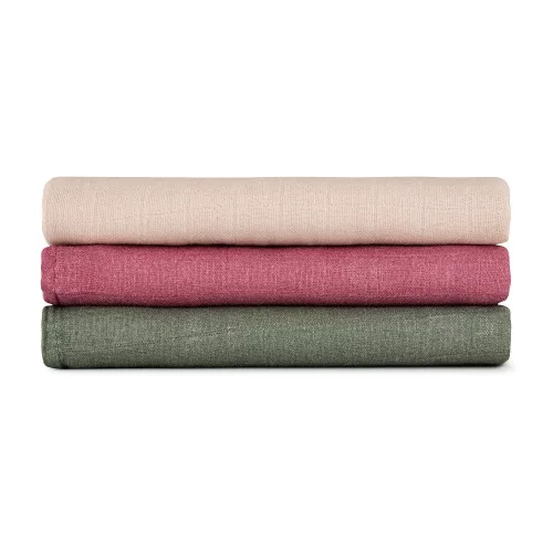 Petite&Mars Bambusz muszlin 3db-os pelenka szett Moussy Botanic Tones 68 x 68 cm
