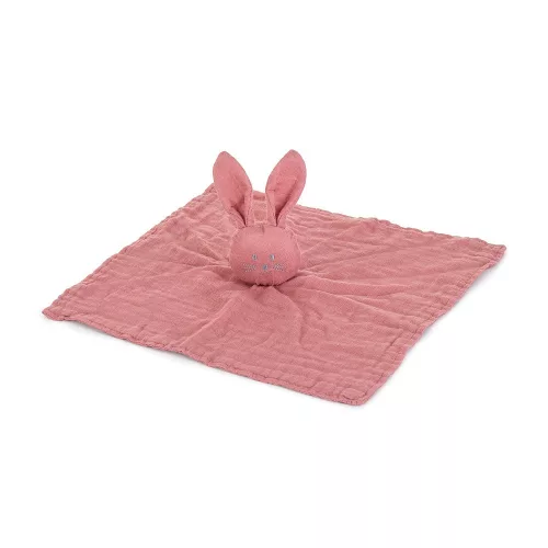 Petite&Mars Bambusz muszlin szundikendő, Hugo Dusty Rose, 0 hó+