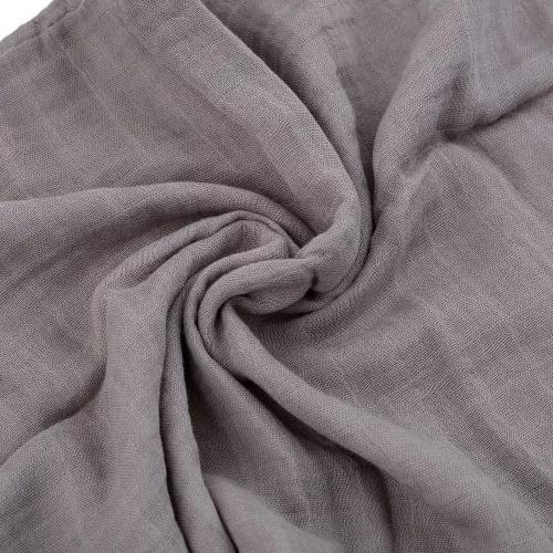 Petite&Mars Bambusz muszlin 2db-os pelenka szett, Misty Grey Planes, 120 x 120 cm
