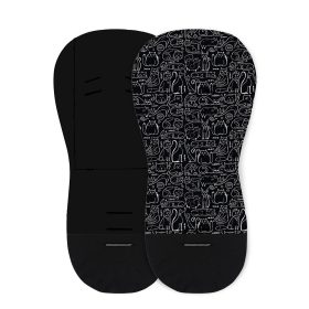 Petite&Mars Ülésbetét babakocsiba, Foamy, Black Cats