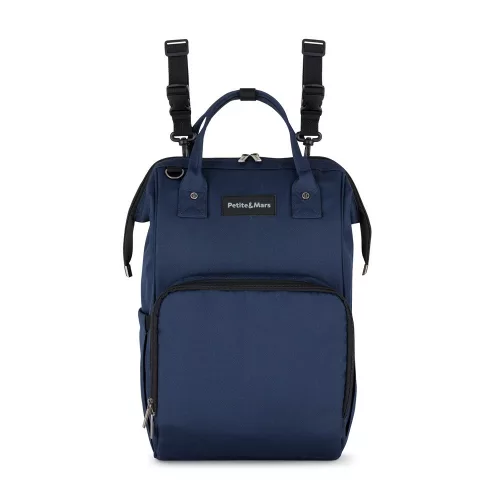 Petite&Mars Pelenkázó hátizsák babakocsira Jack Catchthemoment sorozat Dark Blue