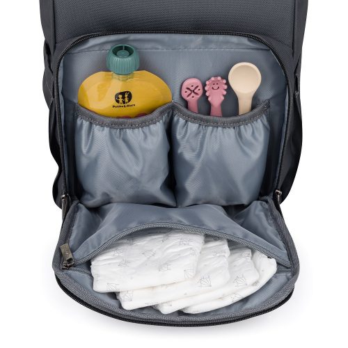 PETITE&MARS Pelenkázó hátizsák babakocsihoz Jack - Catchthemoment sorozat - Ultimate Grey