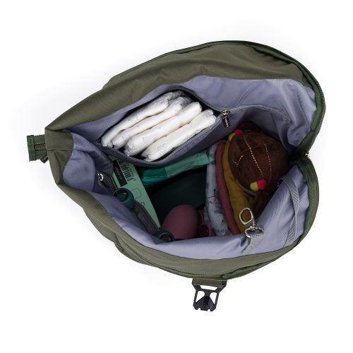 PETITE&MARS Pelenkázó hátizsák babakocsira Jackob - Absolute Black