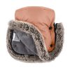 PETITE&MARS Kesztyű / Kézmelegítő babakocsira Furry Pastel Peach