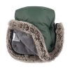 PETITE&MARS Kesztyű / Kézmelegítő babakocsira Furry Veritable Khaki