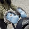 PETITE&MARS Kesztyű / Kézmelegítő babakocsira Furry Veritable Khaki