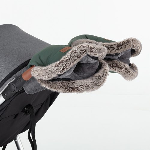 Petite&Mars Kesztyű / Kézmelegítő babakocsira Furry - Veritable Khaki