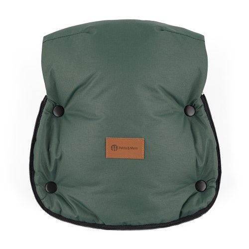 Petite&Mars Kesztyű / Kézmelegítő babakocsira Furry - Veritable Khaki