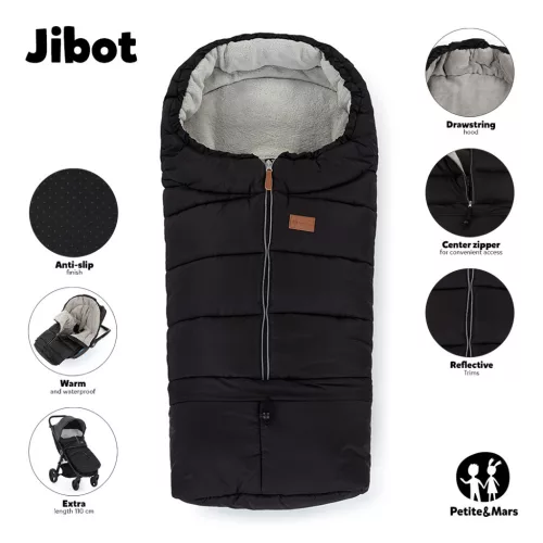 Petite&Mars Állítható bundazsák, 3in1 Jibot, Dusty Pink