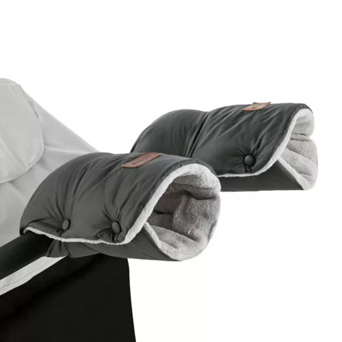 PETITE&MARS Kesztyű / Kézmelegítő babakocsira Jasie - Charcoal Grey