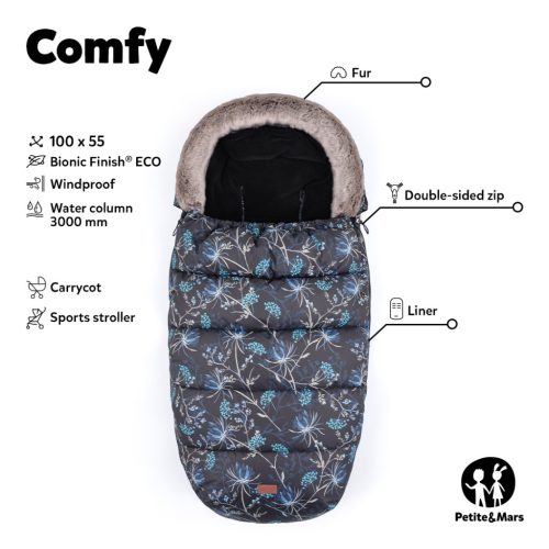 Petite&Mars Bundazsák Comfy 4in1 - Champagne Shower