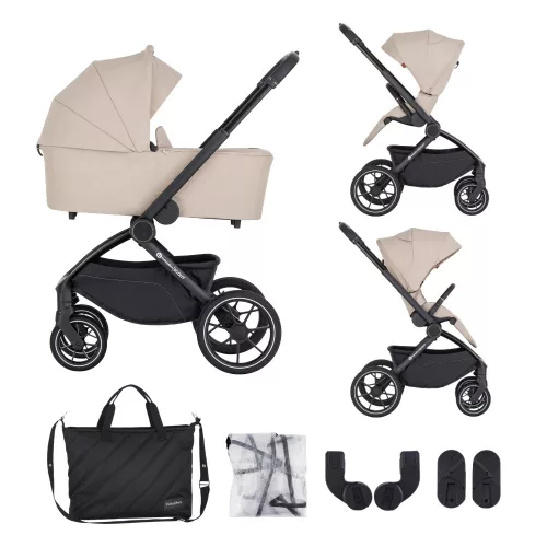 Petite&Mars Kombinált babakocsi SCOUT 2in1 - Soft Mousse