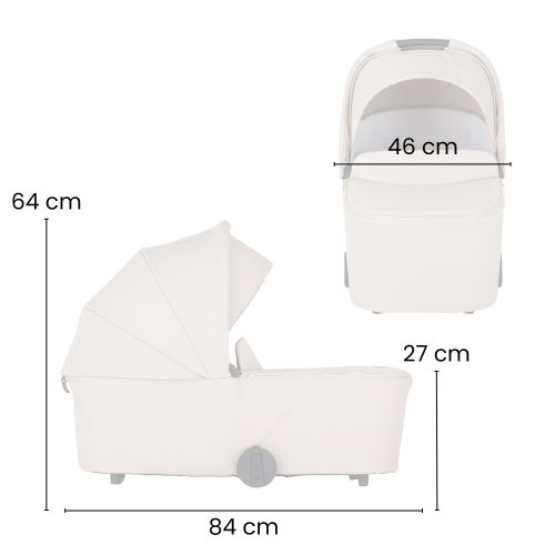 Petite&Mars Kombinált babakocsi SCOUT 2in1 Anthracite Moon