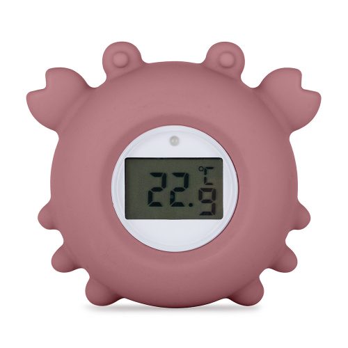 Petite&Mars Szilikon digitális vízhőmérő Crab Caleb Dusty Rose 0hó+