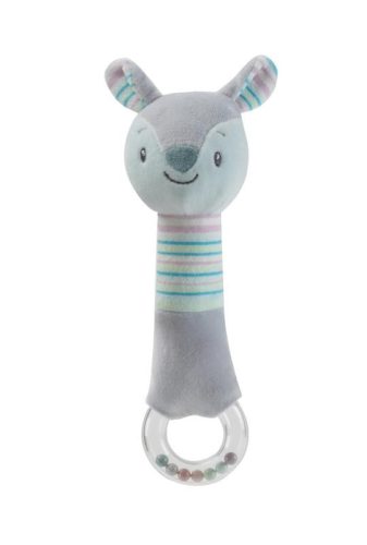 Petite&Mars Sípoló játék csörgővel, mókus, Boby