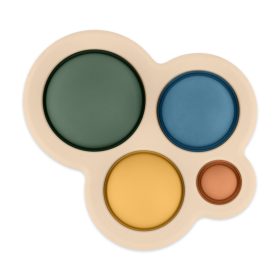 Petite&Mars Szilikon játék, Chill out, Misty Green, 6 hó+