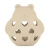 Petite&Mars Szilikon játék csörgővel Bear Basil Desert Sand 0m+